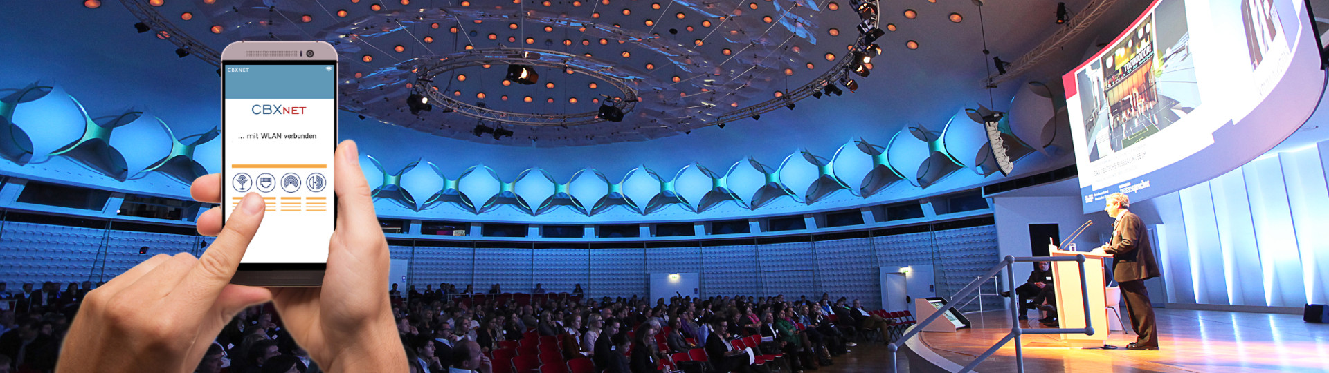 CBXNET bietet WLAN für Ihre Gala